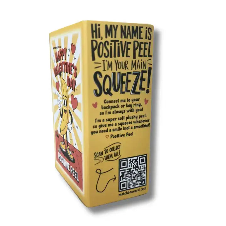 Positive Peel Banana Keychain | Katie Doodle