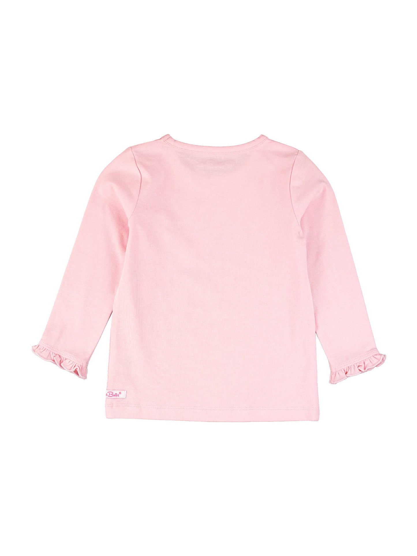 Pink Ruffle Sleeve Top | RuffleButts + RuggedButts