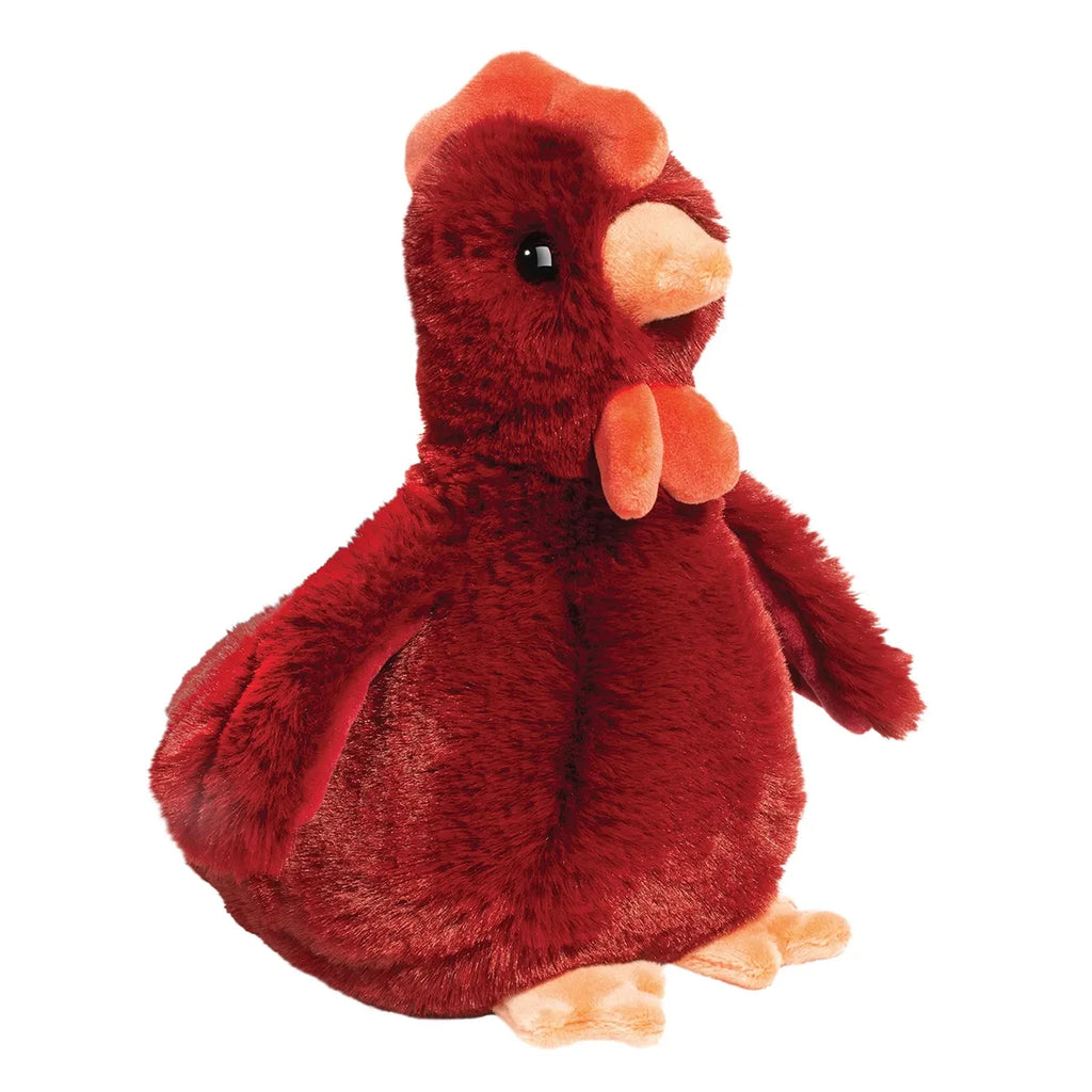 Rhodie Red Mini Soft Chicken | Douglas Toys
