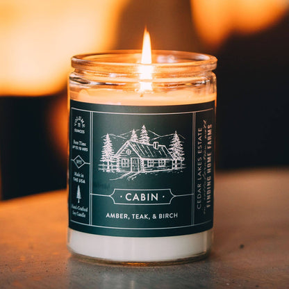 Soy Candle - Cabin Scent | Finding Home Farms