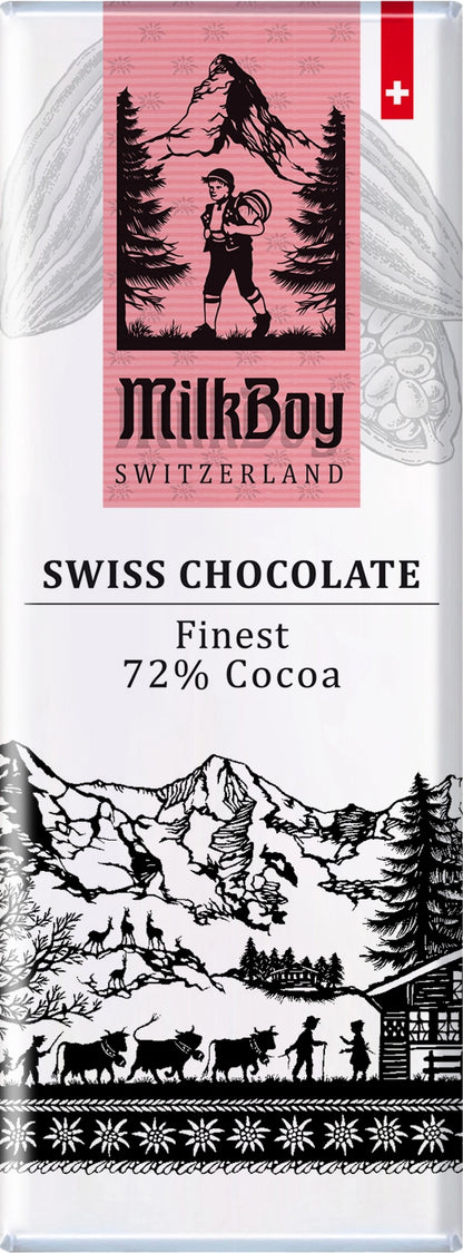 1.4 oz Snack Size Chocolate Bars (Various Flavors) | MilkBoy Swiss Chocolate
