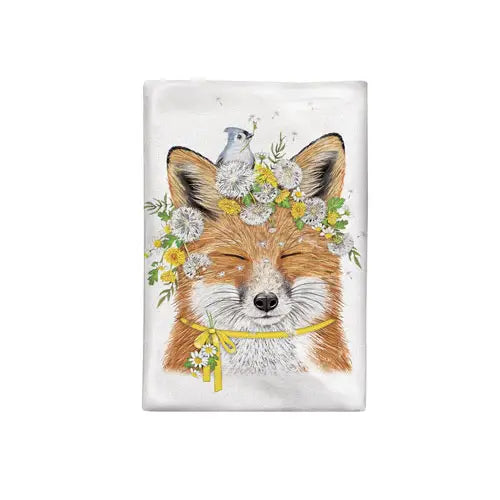 Dandelion Fox Towel | Mary Lake-Thompson
