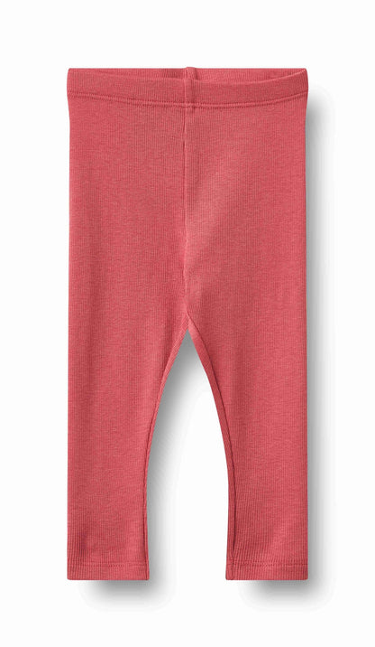 Maddy Raspberry Rib Leggings | Wheat