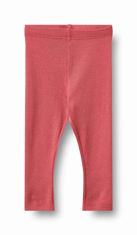 Maddy Raspberry Rib Leggings | Wheat