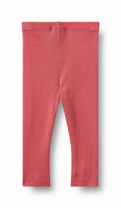 Maddy Raspberry Rib Leggings | Wheat