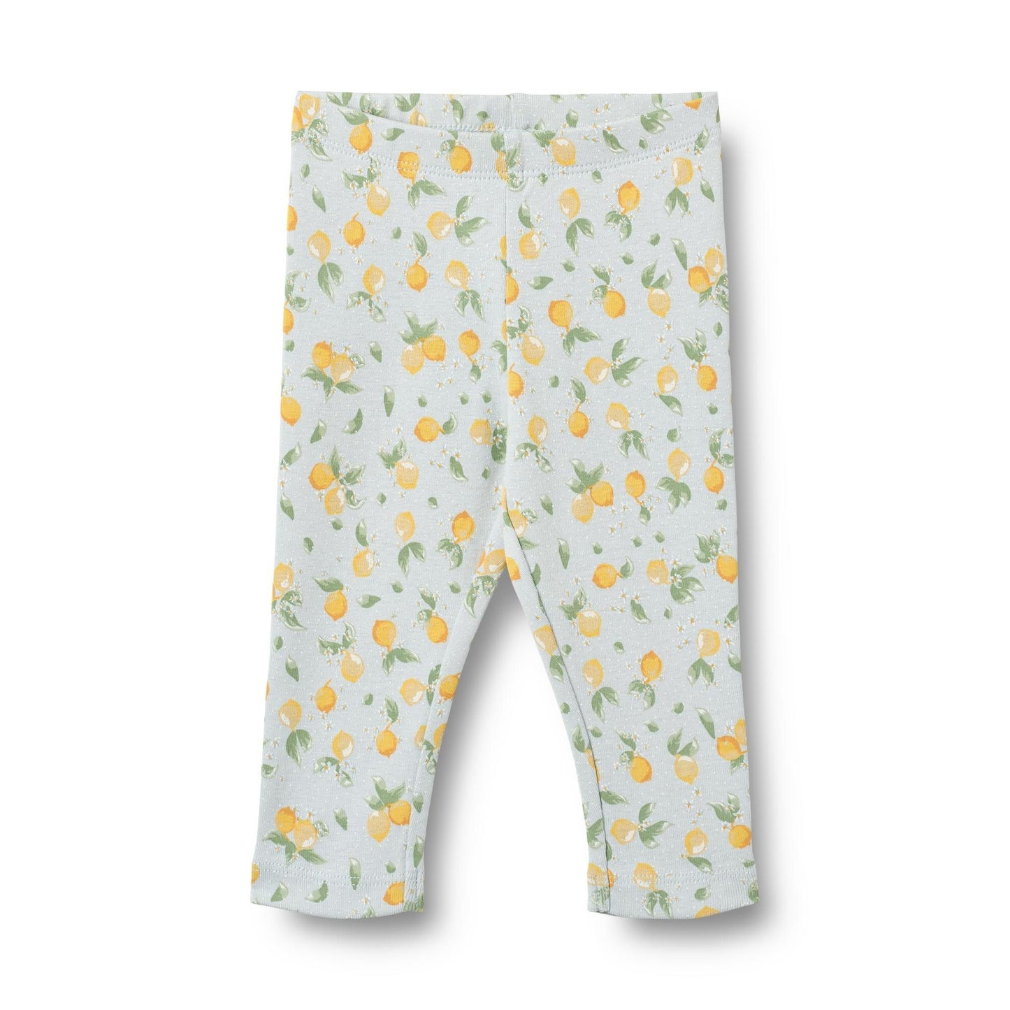 Jules Jersey Leggings - Summer Blue Citrus | Wheat