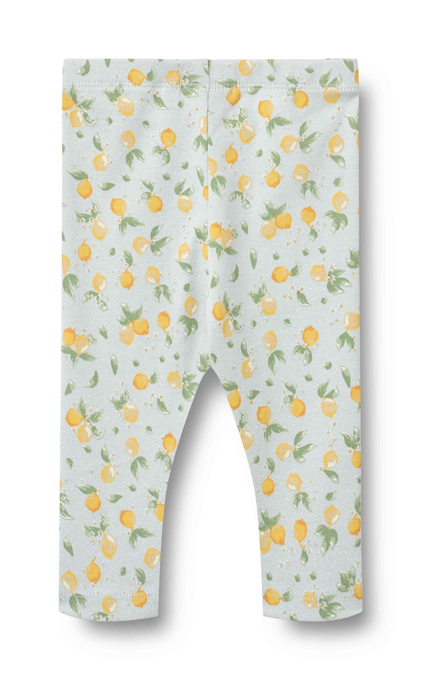Jules Jersey Leggings - Summer Blue Citrus | Wheat