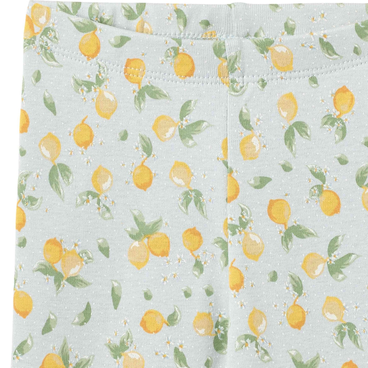 Jules Jersey Leggings - Summer Blue Citrus | Wheat