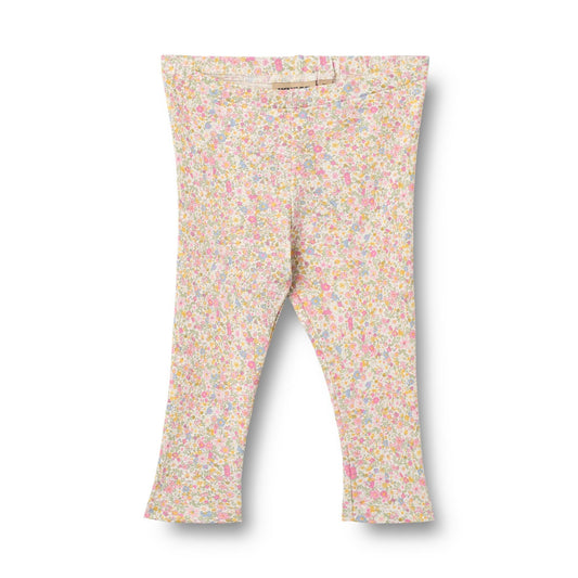 Blush Flower Meadow Jules Leggings | Wheat