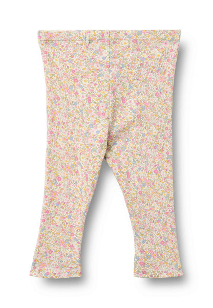 Blush Flower Meadow Jules Leggings | Wheat
