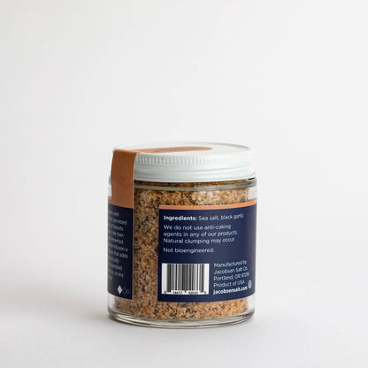 Black Garlic Salt - Infused Sea Salt | Jacobsen Salt Co.