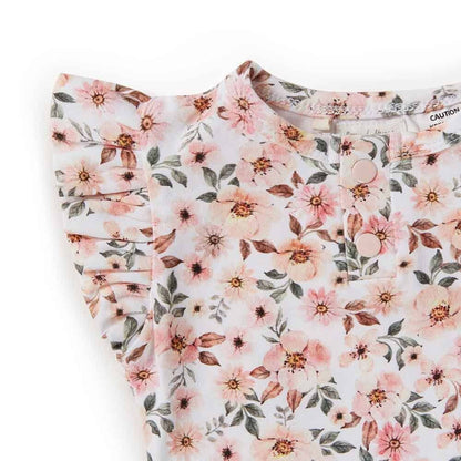 Spring Floral Organic Dress | Snuggle Hunny