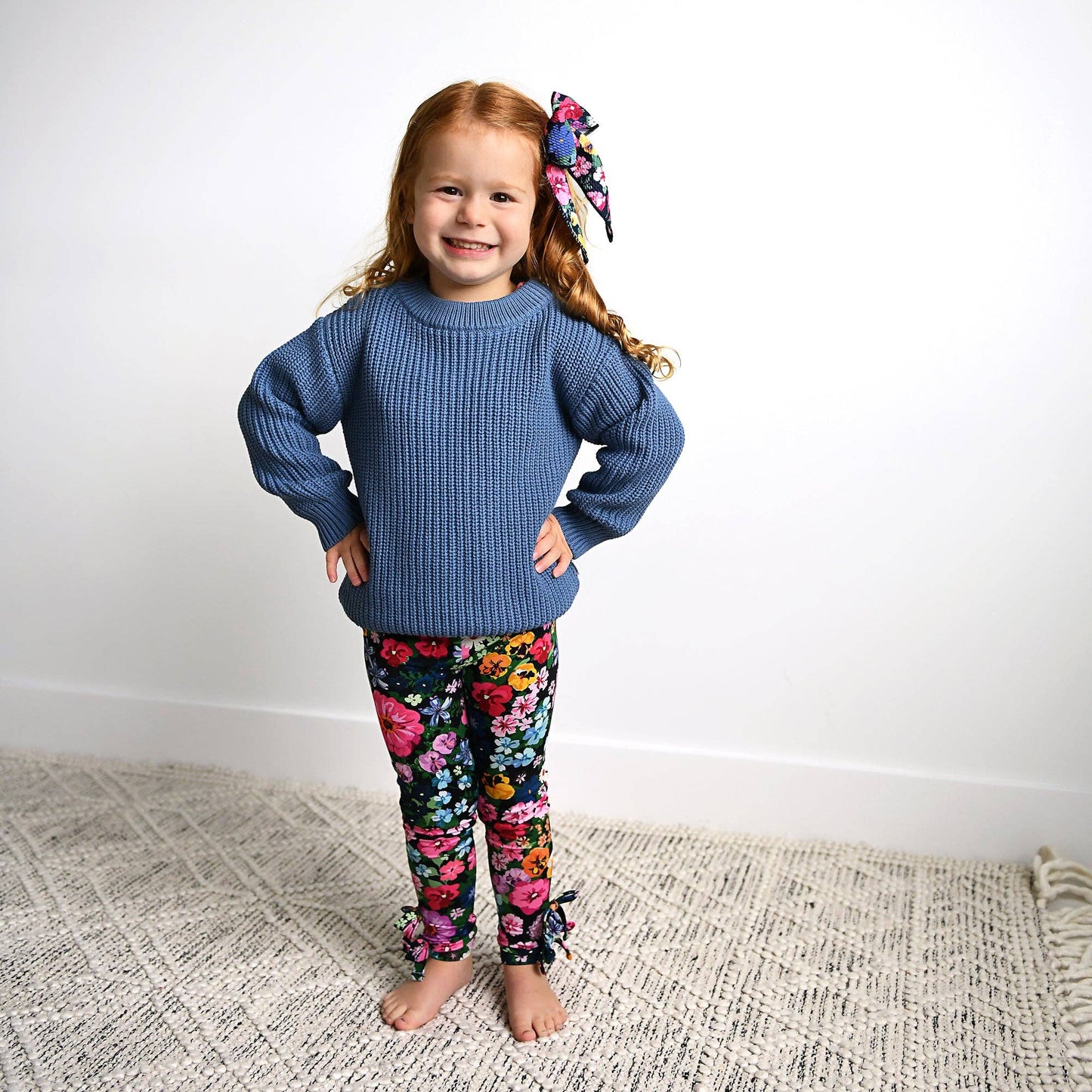 Steel Blue Sweater | Gigi & Max