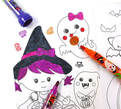 Halloween Stamp Marker Set - Set of 10 | Tiny Mills