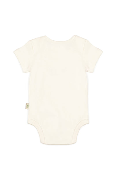 Ecru Bunny Bodysuit 100% Organic Cotton | Honey and Hive