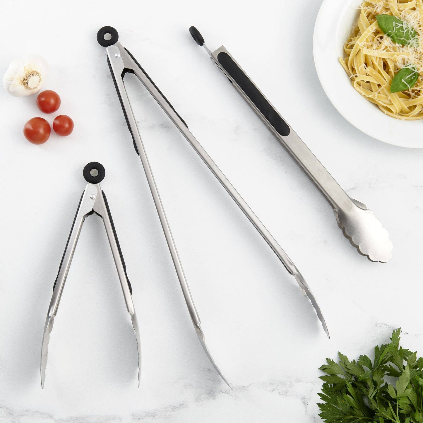 12" Cutlery-Pro Tongs | HIC Kitchen