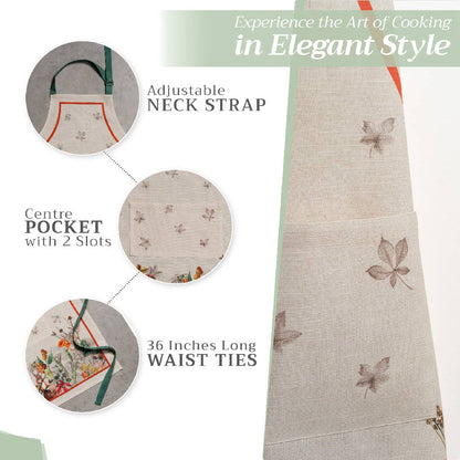 Recolte Cotton Apron | Maison d'Hermine