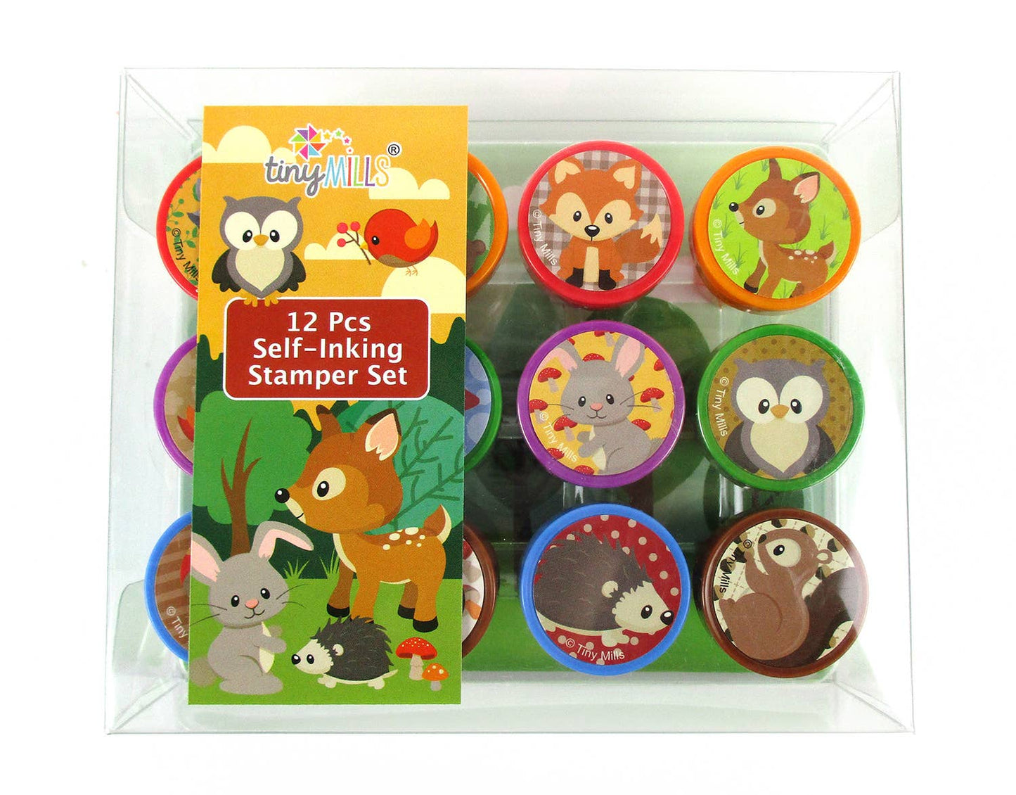 Woodland Critters Stamp Kit for Kids | Tiny Mills