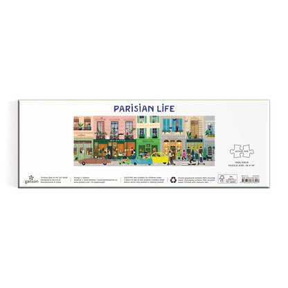 Parisian Life Panoramic 1000 pc Puzzle | Galison
