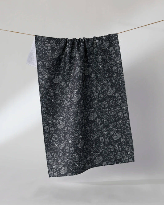 Cozy Flora Tea Towel (Various Colors) | Geometry