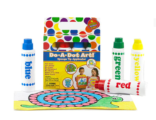 4 Pack Rainbow Dot Markers | Do·A·Dot Art