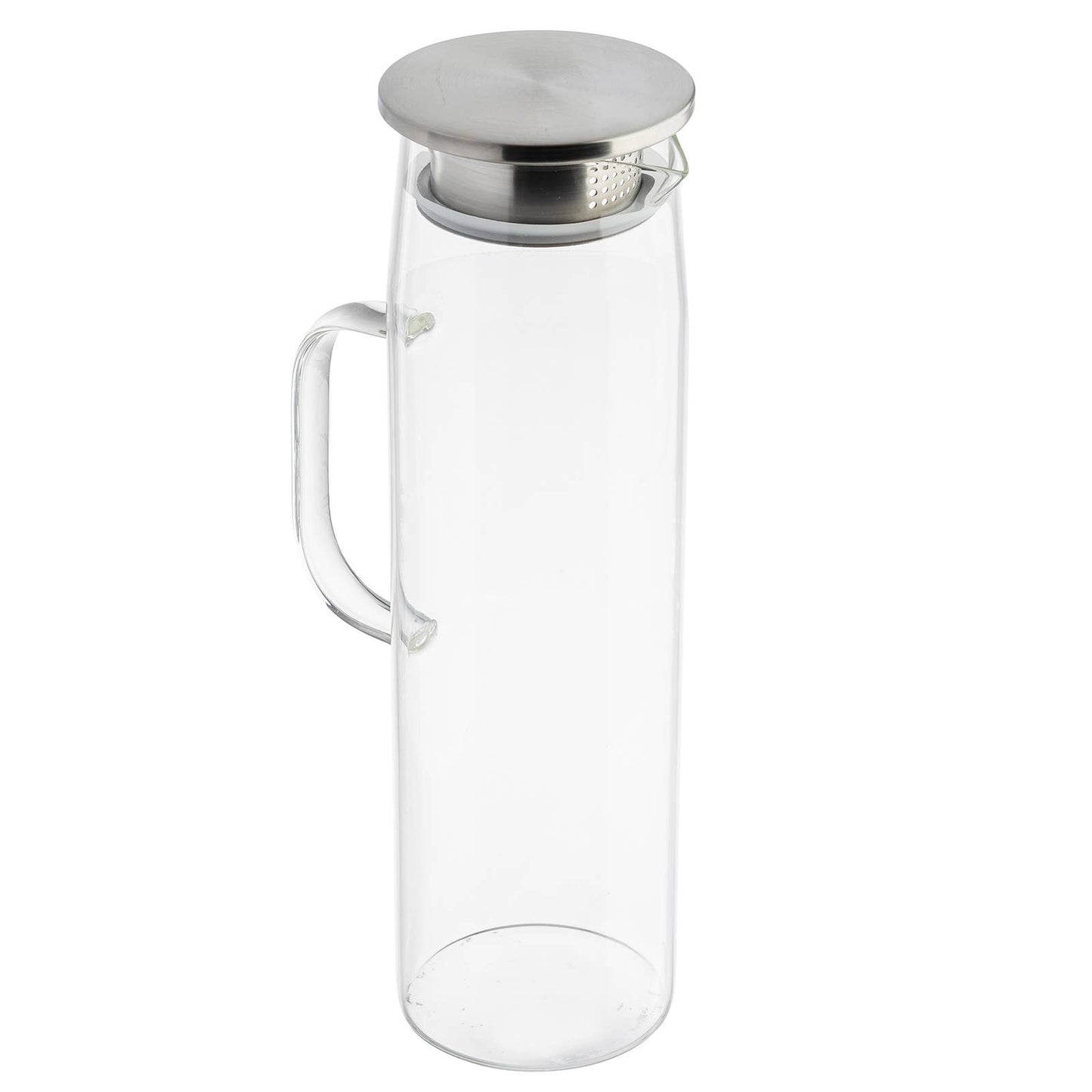 50 oz Glass Pitcher w/ Stainless Lid | TableCraft
