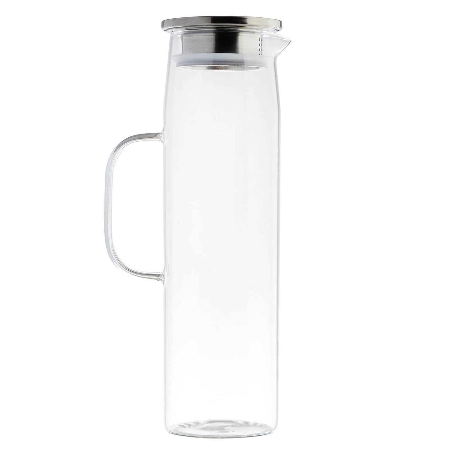 50 oz Glass Pitcher w/ Stainless Lid | TableCraft