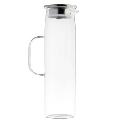 50 oz Glass Pitcher w/ Stainless Lid | TableCraft