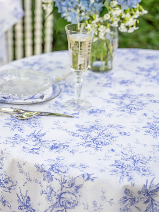 Rosalind Periwinkle Tablecloth | April Cornell