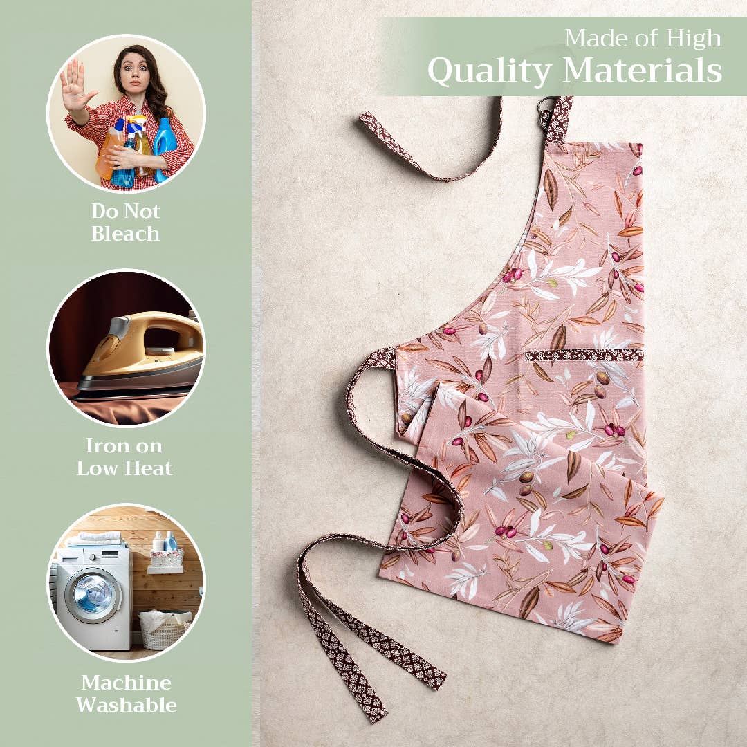 Nyons Cotton Apron | Maison d'Hermine