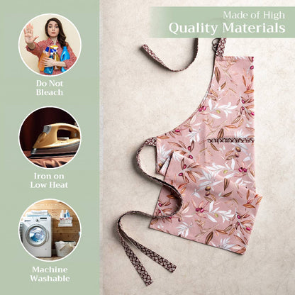Nyons Cotton Apron | Maison d'Hermine