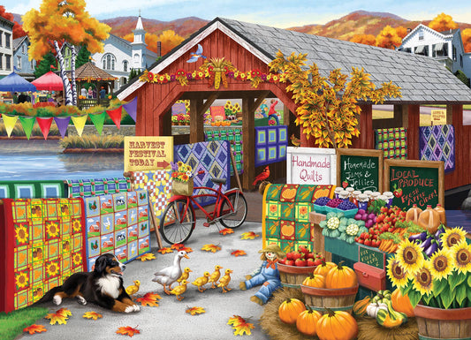 Harvest Festival - 500pc Puzzle | Cobble Hill Puzzles