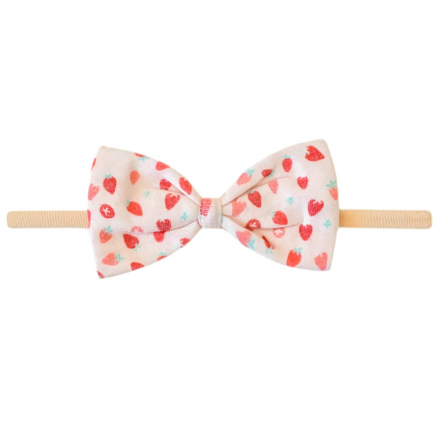 Strawberry Bowtie Baby Bow | Copper Pearl