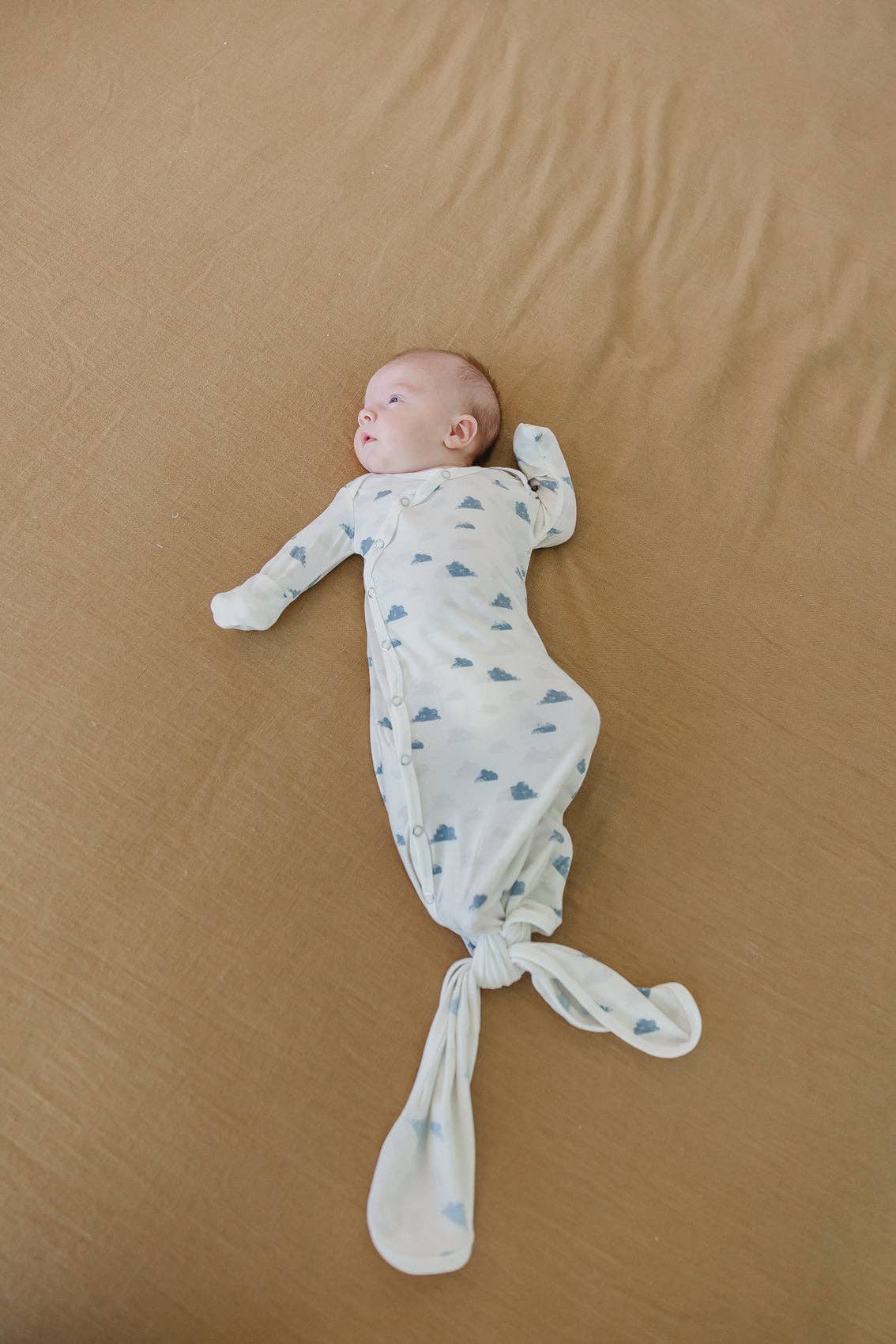 Dream Newborn Knotted Gown | Copper Pearl