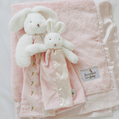 Pink Blossom Bunny Buddy Blanket | Bunnies By The Bay
