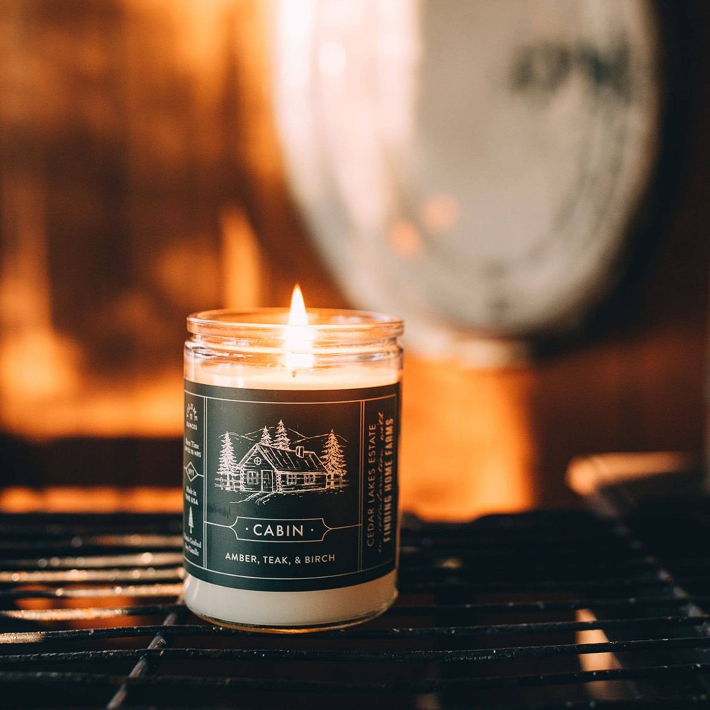 Soy Candle - Cabin Scent | Finding Home Farms