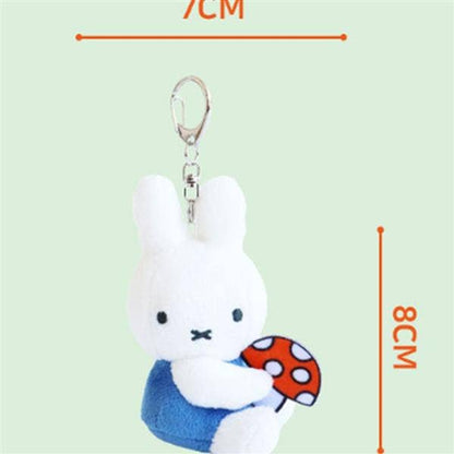 Miffy Flower Mini Backpack Keychain - Blue | BCZShop