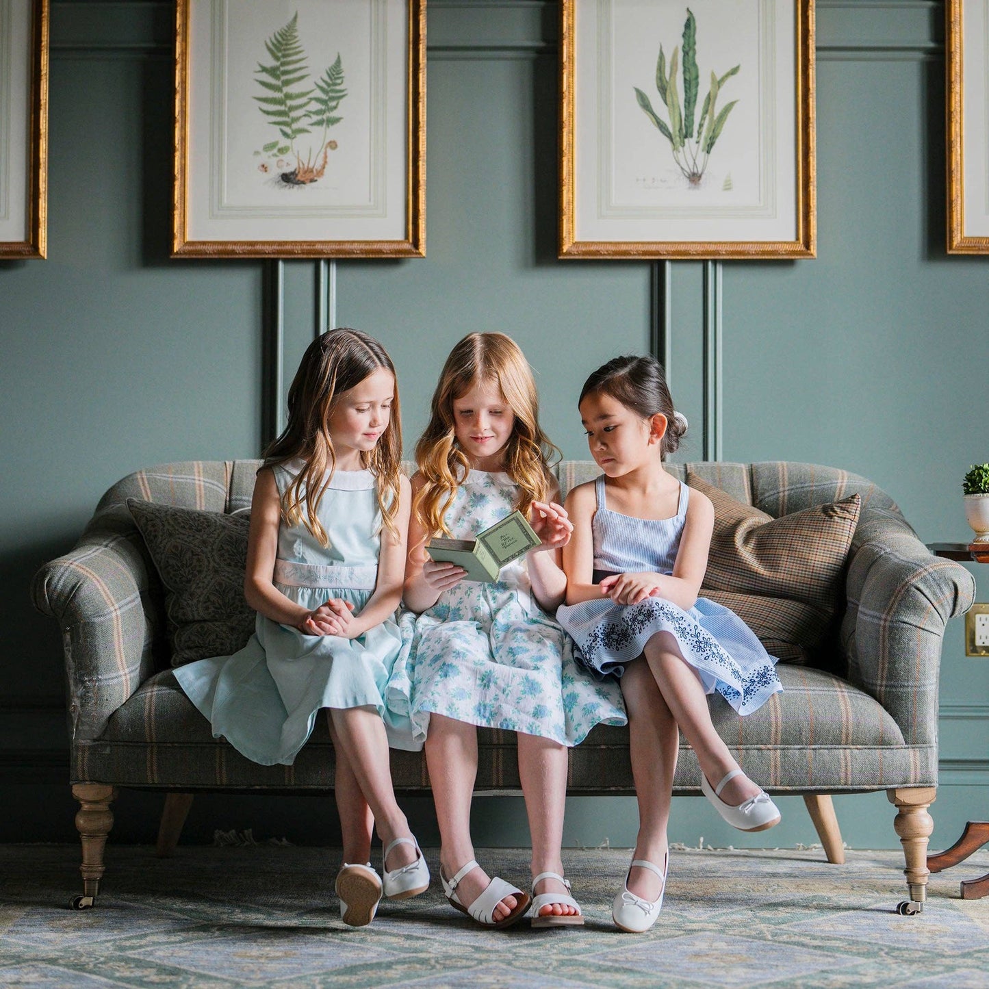 Blue Seersucker Organic Sundress | Hope and Henry
