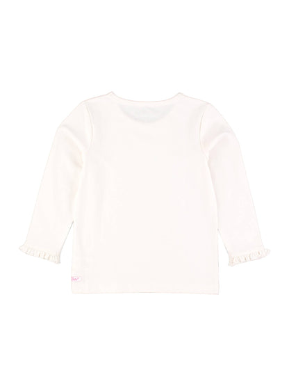 Ivory Ruffle Sleeve Top | RuffleButts + RuggedButts