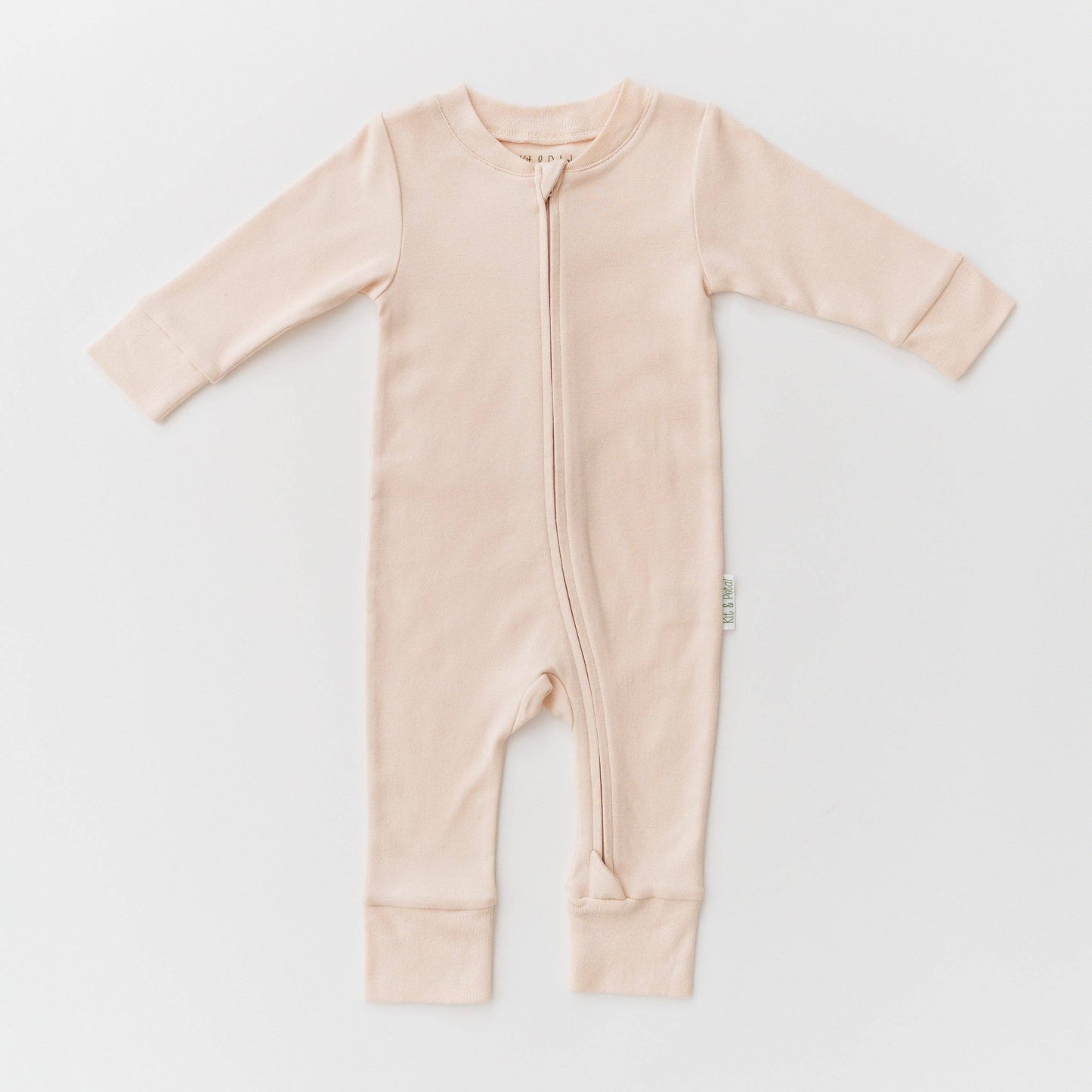 Rosy Peach Cotton Romper | Kit & Petal