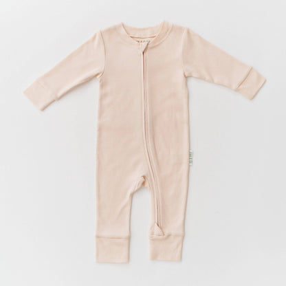 Rosy Peach Cotton Romper | Kit & Petal
