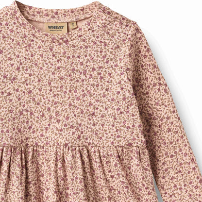 Sessa Dime Rose Floral Dress | Wheat