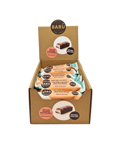 Dark Chocolate Marshmallow with Nutty Sea Salt Caramel | Baru Chocolate