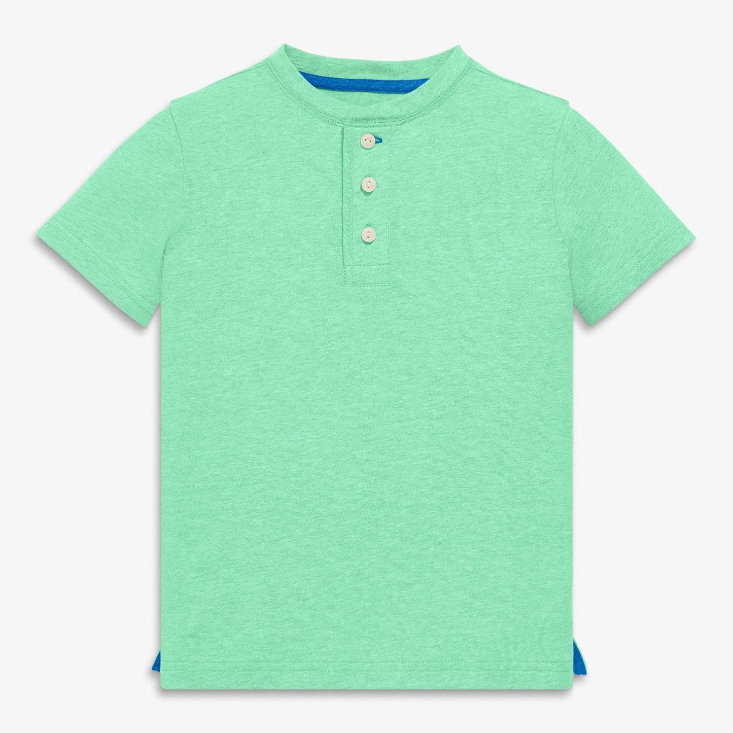 Heathered Henley Tee | Primary