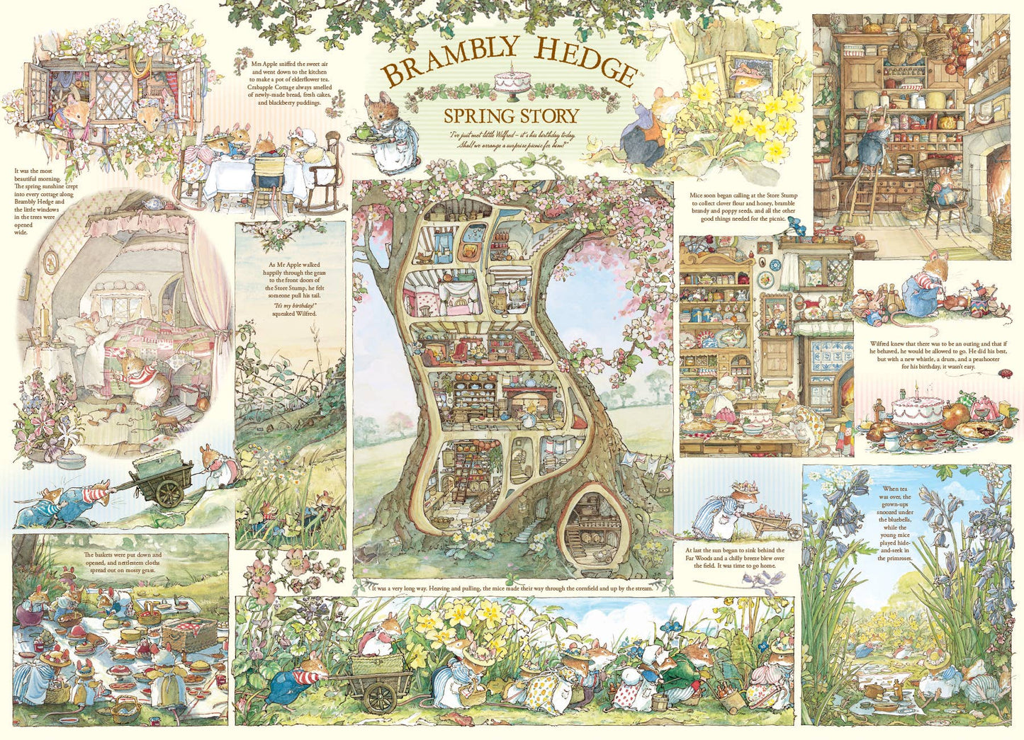 Brambly Hedge Spring Story - 1000pc Puzzle | Cobble Hill Puzzles