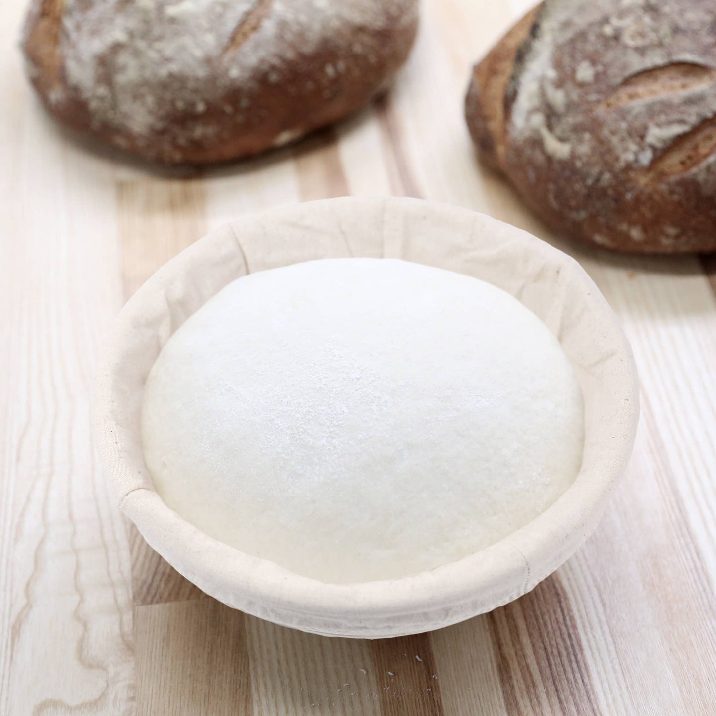 Round Proofing Basket and Liner | Breadtopia