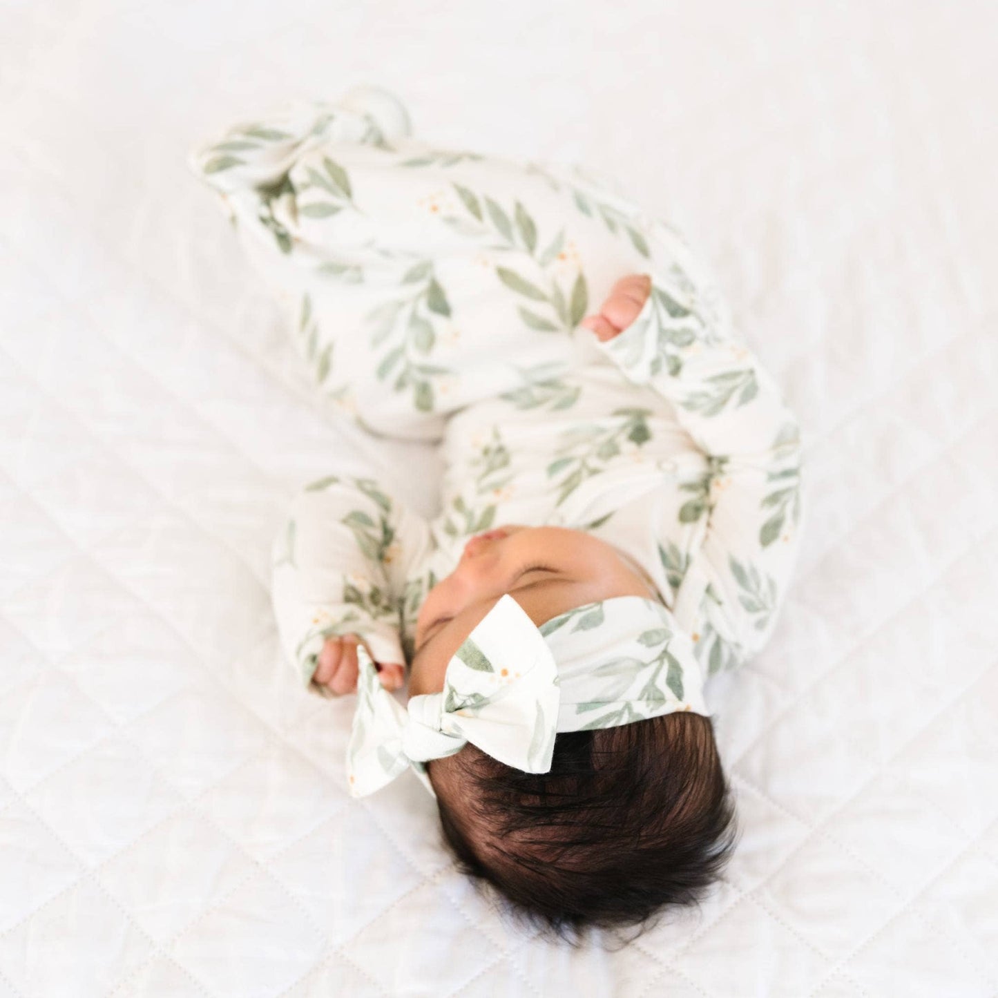 Fern Newborn Knotted Gown | Copper Pearl