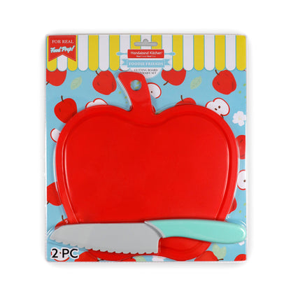Foodie Friends Cutting Board and Knife Set | Handstand Kitchen