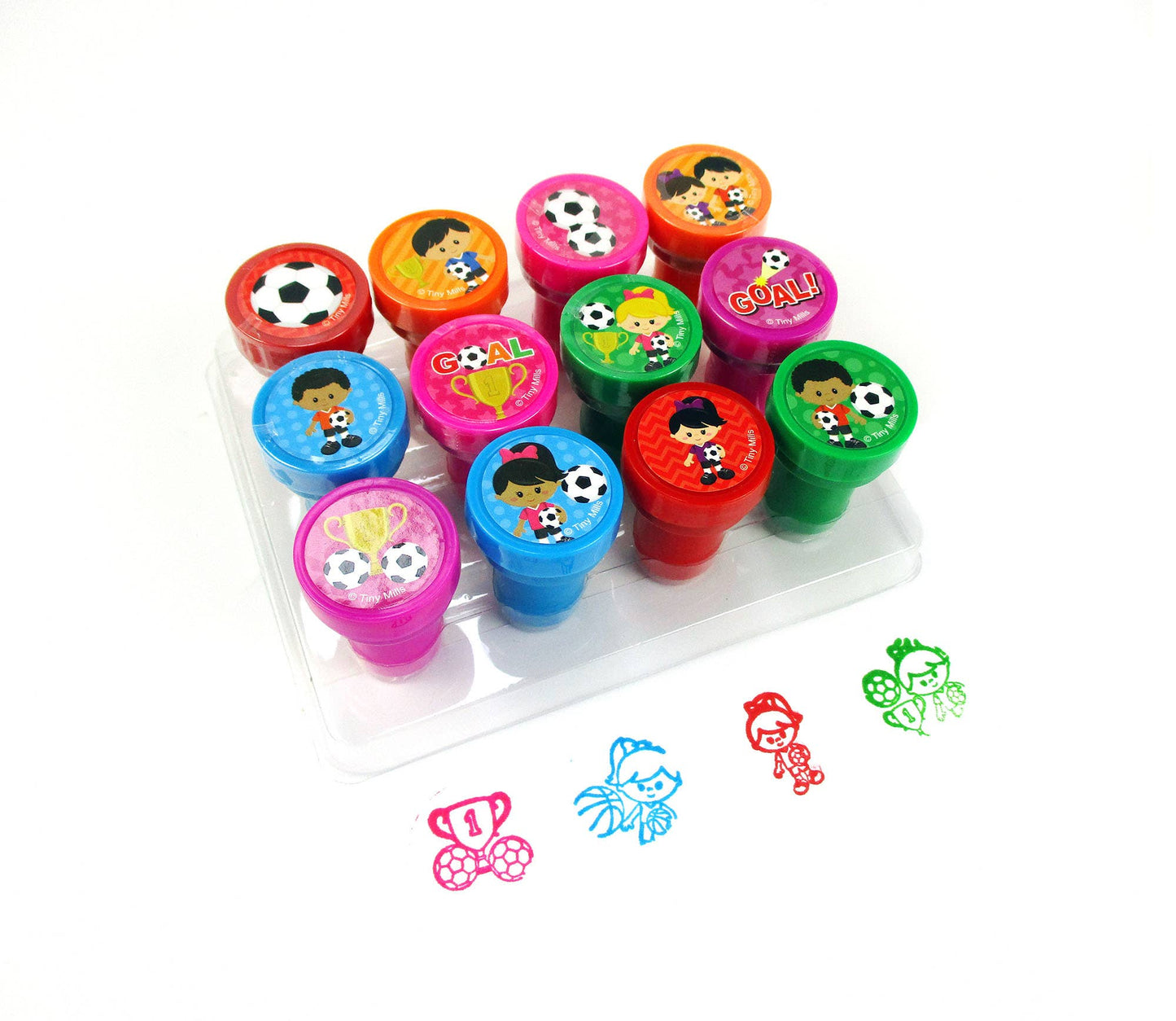 Soccer Stamp Kit | Tiny Mills