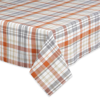 Autumn Afternoon Plaid Tablecloth | DII